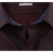Olymp Mens Big Size Comfort Fit Cotton Micro Basket Weave Pattern Non Iron Formal Long Sleeve Shirt With Breast Pocket