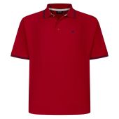 Espionage Mens Big Size Tipped Pique Polo Shirt