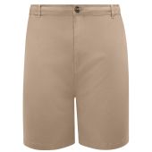 D555 Mens Big Size Full Elastic Waist Stretch Shorts With Drawcord