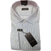 Eterna Mens Big Size Cotton Comfort Fit Candy Stripe Formal Long Sleeve Shirt