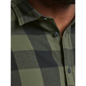 Mens Big Size JACK and JONES Long Sleeved Check Shirt