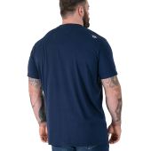 D555 Mens Big Size Tropical Beats Print Crew Neck T Shirt