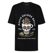Ed Baxter Mens Big Size Decaf Print TShirt