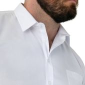 D555 Mens Big Size Stain Resistant Stretch Cotton Formal Long Sleeve Shirt