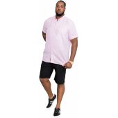 Mens Big Size Duke STRATFORD - D555 Short Sleeve Button Down Cotton Shirt