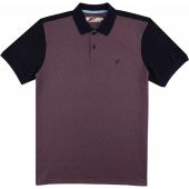 Mish Mash Mens Big Size Smart Jersey Short Sleeve Geometric Print Front Panel Polo
