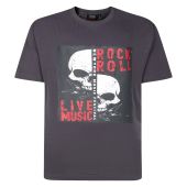 Espionage Mens Big Size Rock Roll Festival T-Shirt