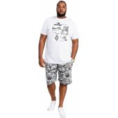 Duke Mens Big Size D555 Multi Bike Photo Printed Crew Neck T-Shirt