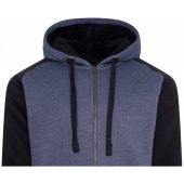 Kam Mens Big Size Raglan Sleeve Zip Through Sherpa Fleece Hoody