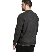 D555 Mens Big Size Button Cardigan With Fine Fleece Lining