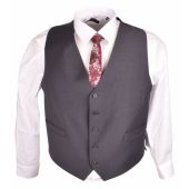 Big Size Hugo James Stretch Charcoal Jacket