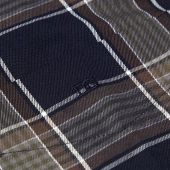 Douglas+Grahame Mens Big Size Big Check Button Down Collar Casual Long Sleeve Shirt