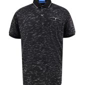 D555 Mens Big Size Polo With Contrast Collar And Cuff With Chest Pocket