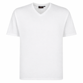 Espionage Mens Big Size Plain V Neck Cotton T Shirt