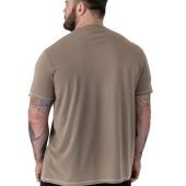 D555 Mens Big Size Rambo Print Crew Neck T Shirt