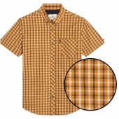 Ben Sherman Mens Big Size House Check Button Down Collar Short Sleeve Shirt With Breast Pocket
