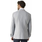 Skopes Mens Big Size Dogtooth Pattern Single Breasted Sports Jacket