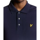Lyle & Scott Mens Big Size Stretch Plain Long Sleeve Polo