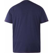 Duke Mens Big Size Stapleford Harvard Print Cotton Crew Neck T Shirt