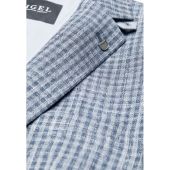 Digel Mens Big Size Cotton Wool Mix Stretch Single Breasted Summer Sports Jacket