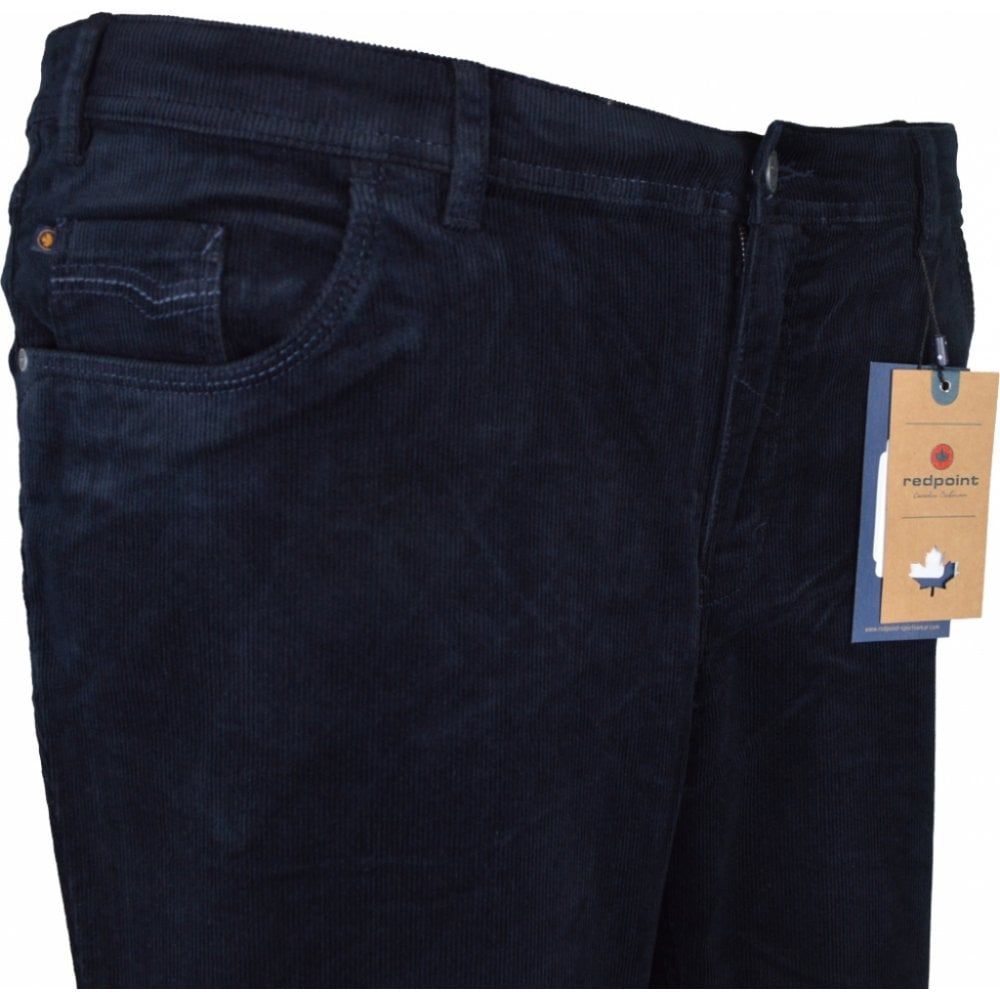 Redpoint Mens Big Size Stretch Fine Rib Soft Handle Cotton Jean