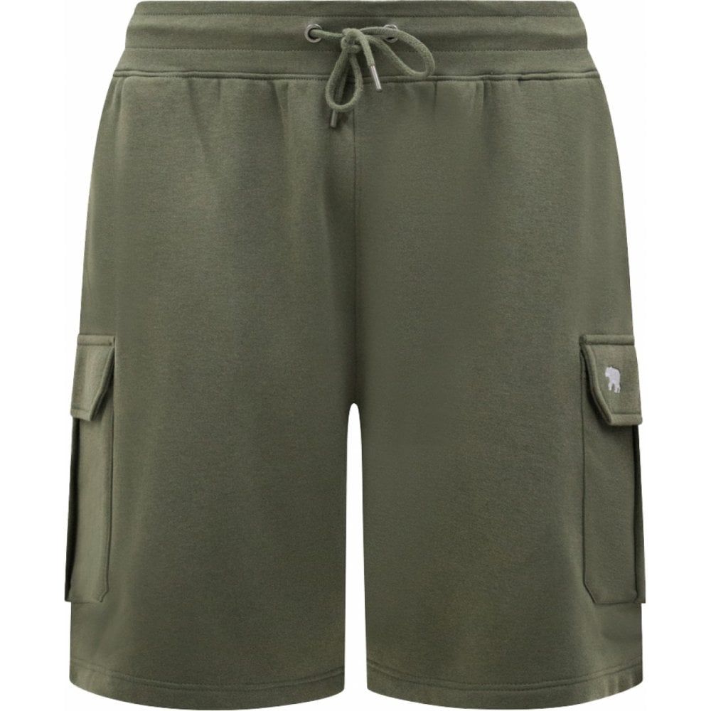 D555 Mens Big Size Elasticated Waist Fleece Cargo Shorts
