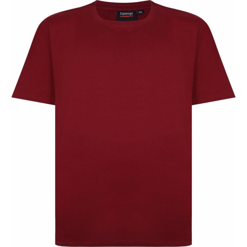 Mens Big Size Espionage Plain Crew Neck Cotton T Shirt