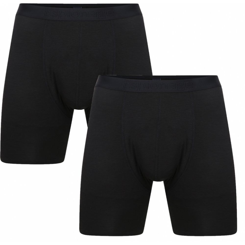 Espionage Mens Big Size 2 Pack Bamboo Trunk