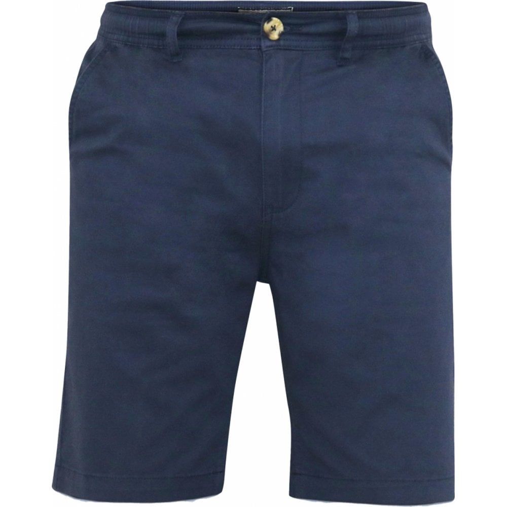 D555 By Duke Mens Big Size Full Elastic Waist Stretch Shorts with Internal Drawcord