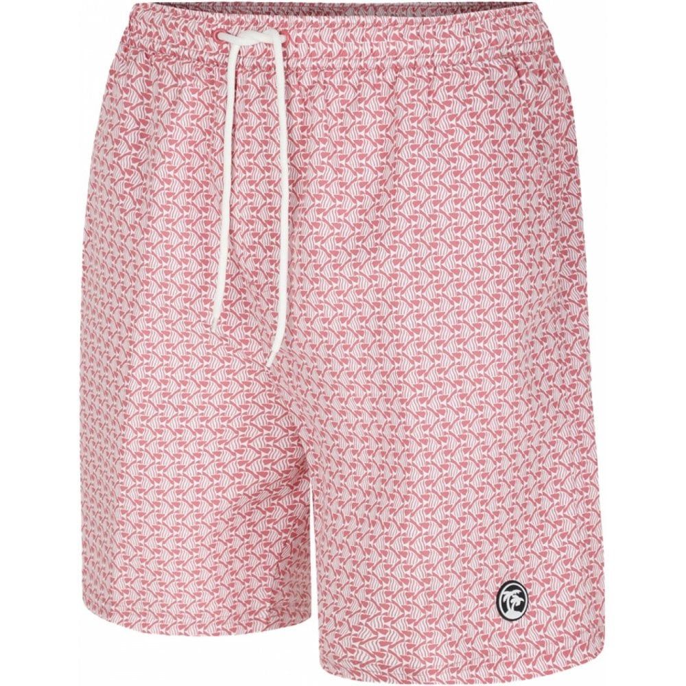 Espionage Mens Big Size Fish Print Swim Short
