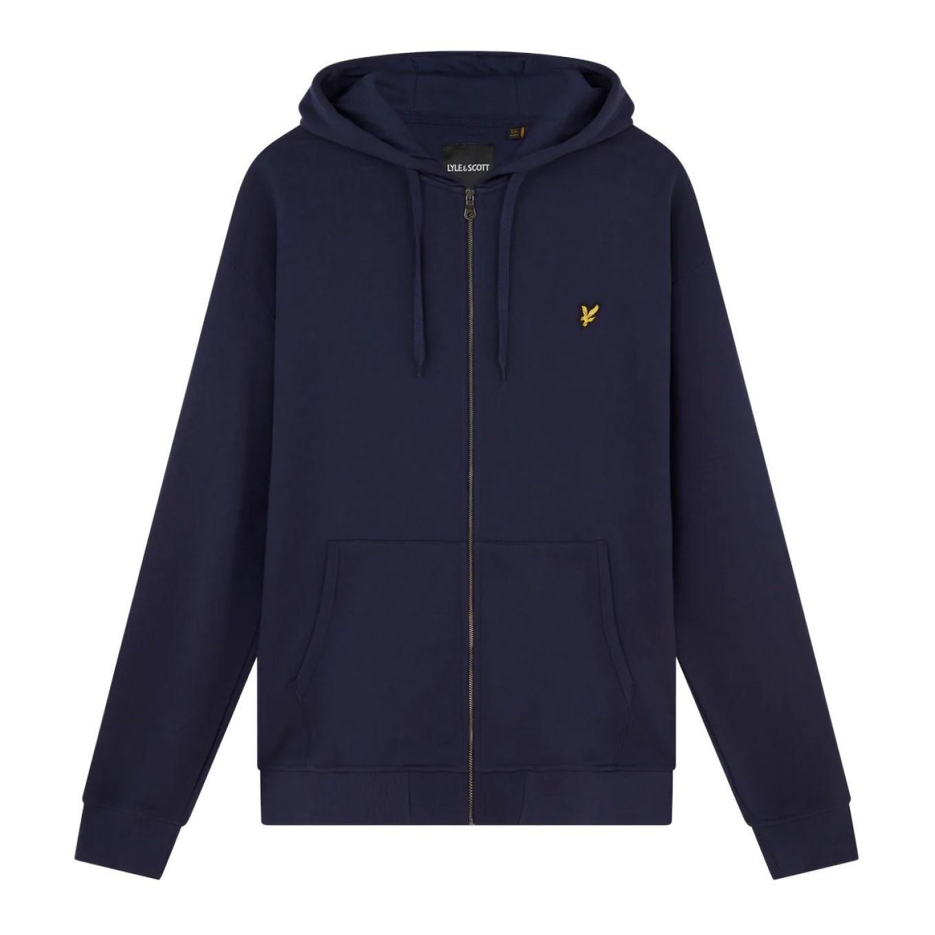 Lyle & Scott Mens Big Size Plain Zip Through Hoodie