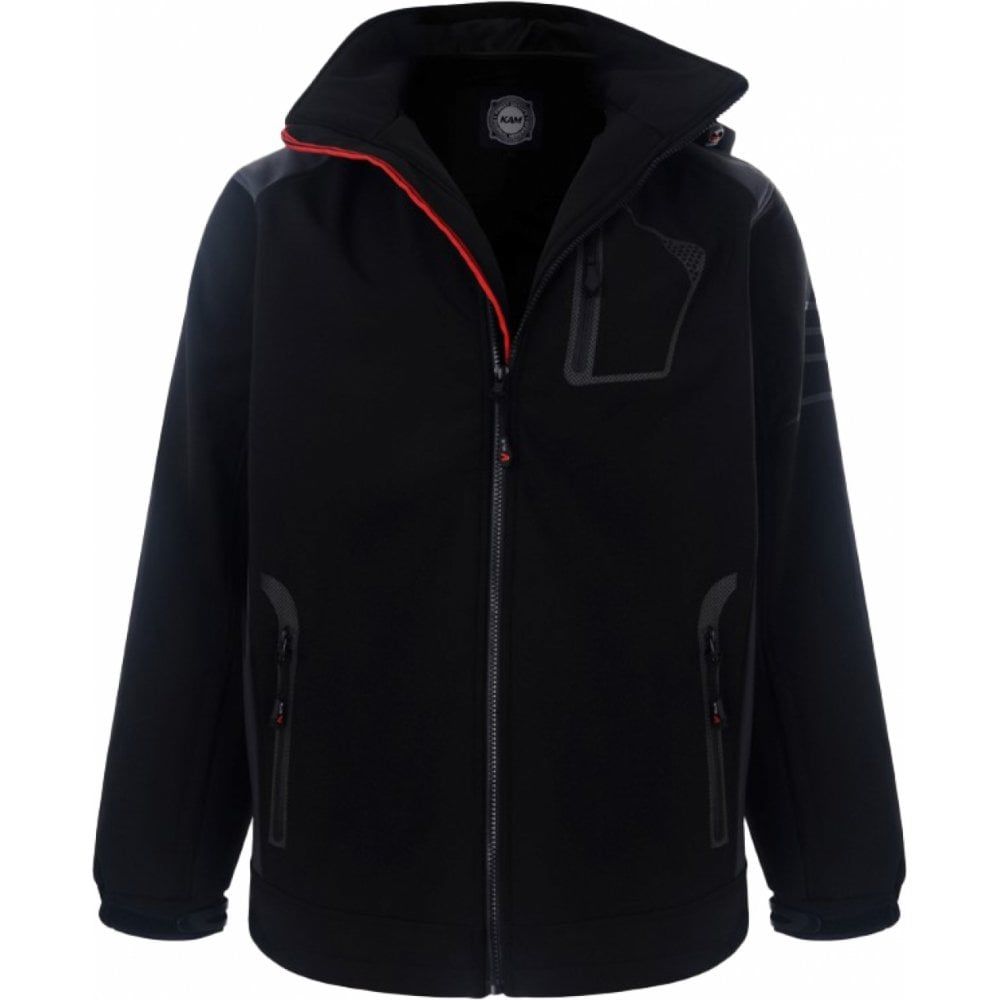 Mens Big Size Kam Soft Shell Perfomance Jacket