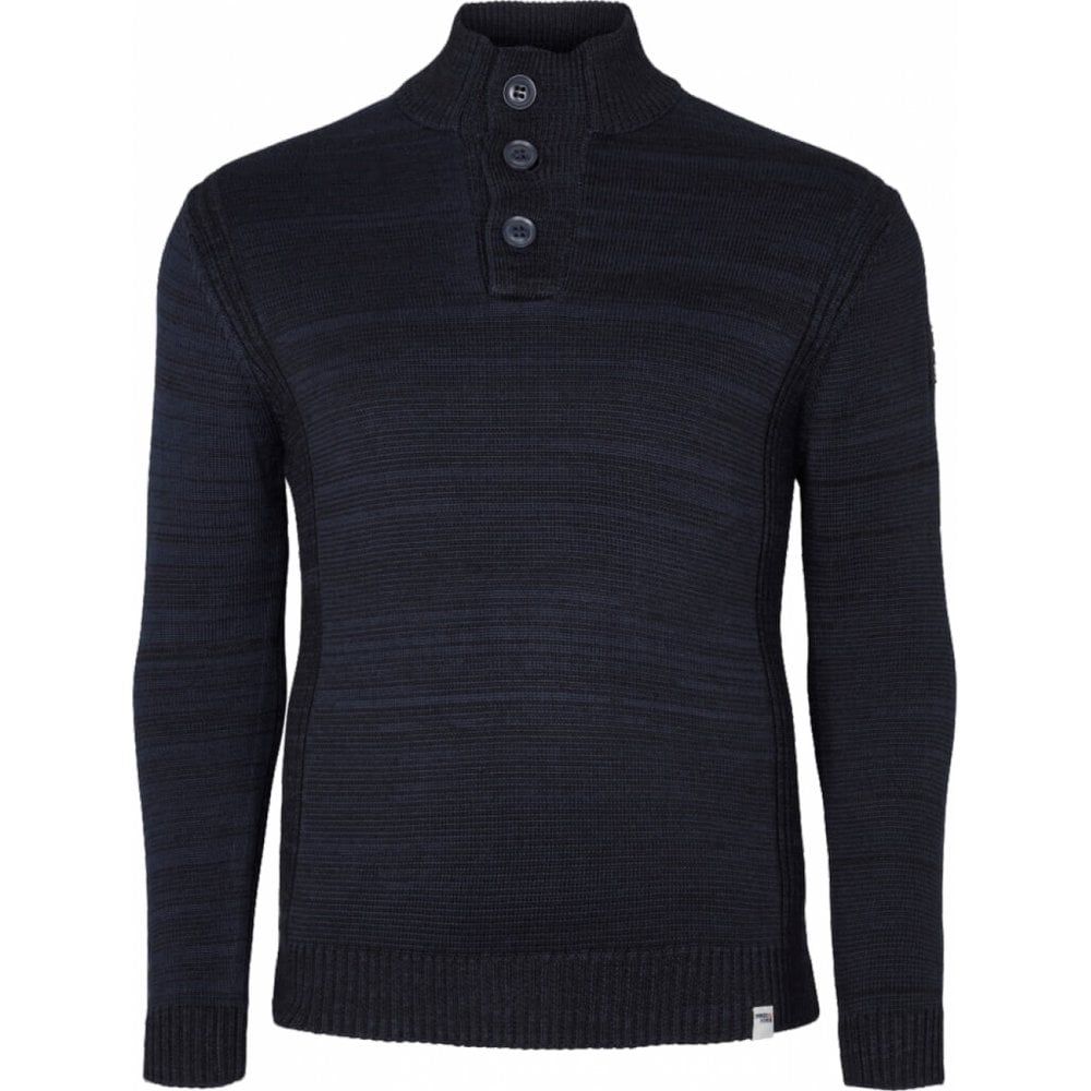 North 56 Denim Mens Big Size Cotton 3 Button Turtle Neck Knitwear