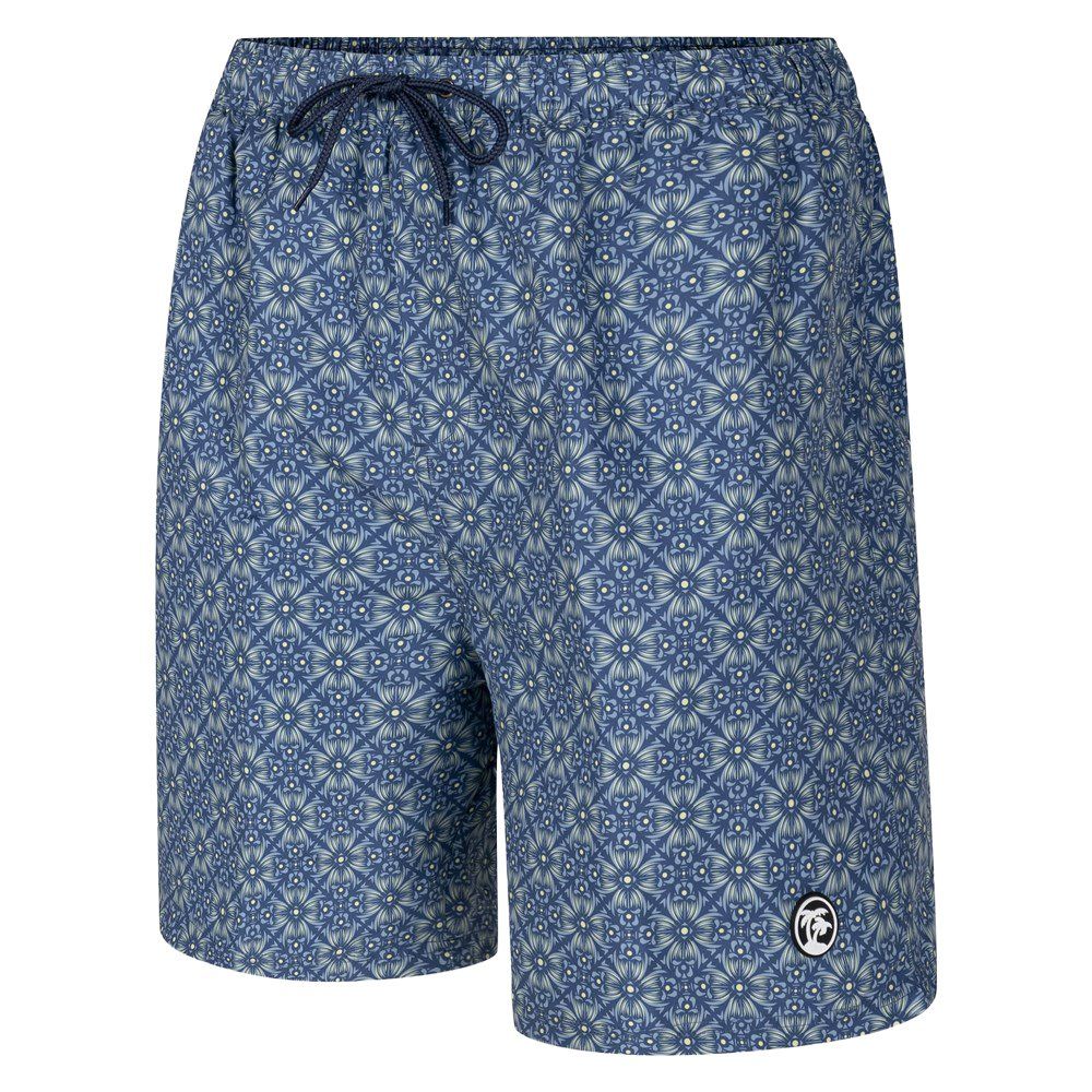 Espionage Mens Big Size Geometric Print Swim Short