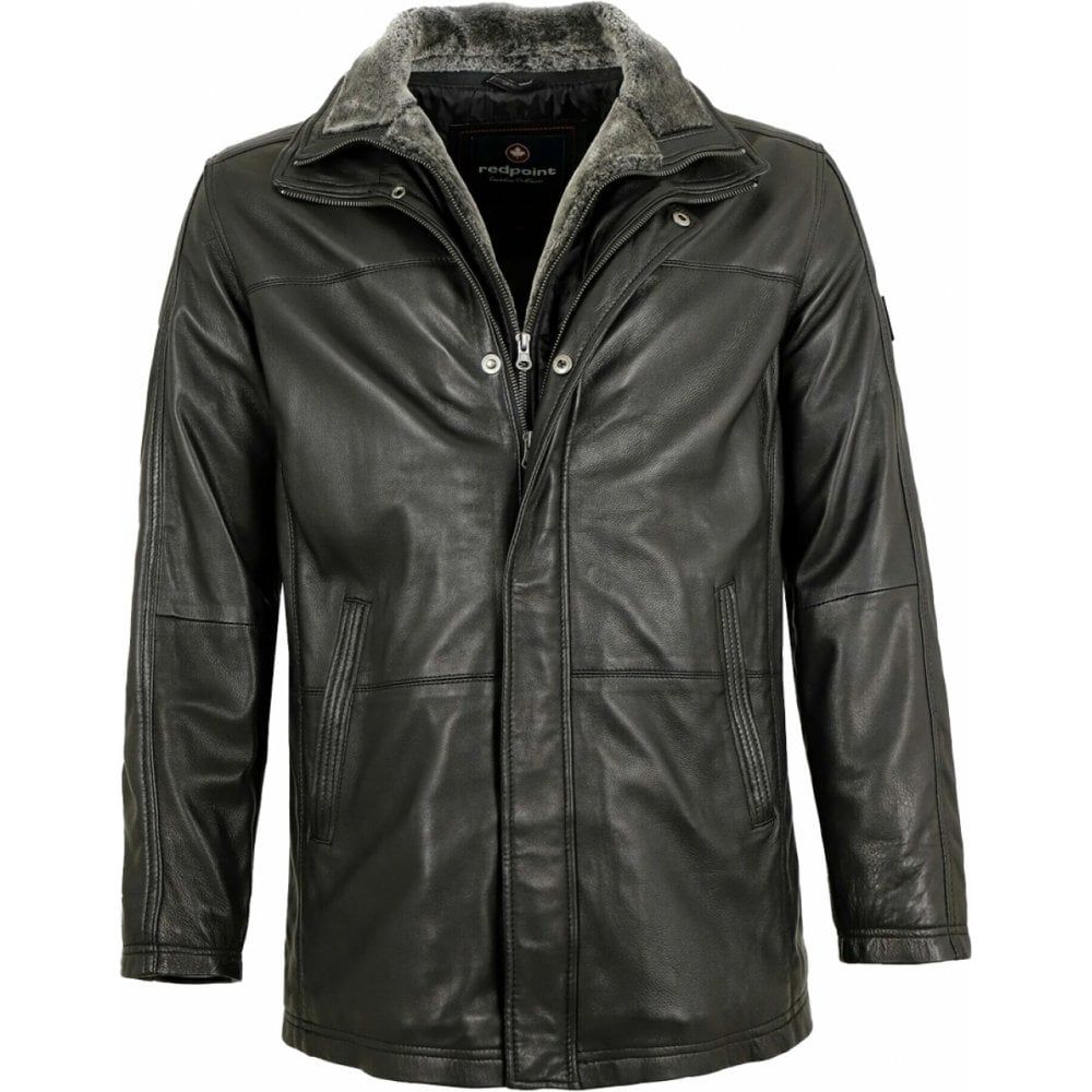 Redpoint Mens Big Size Three Quarter Soft Leather Jacket