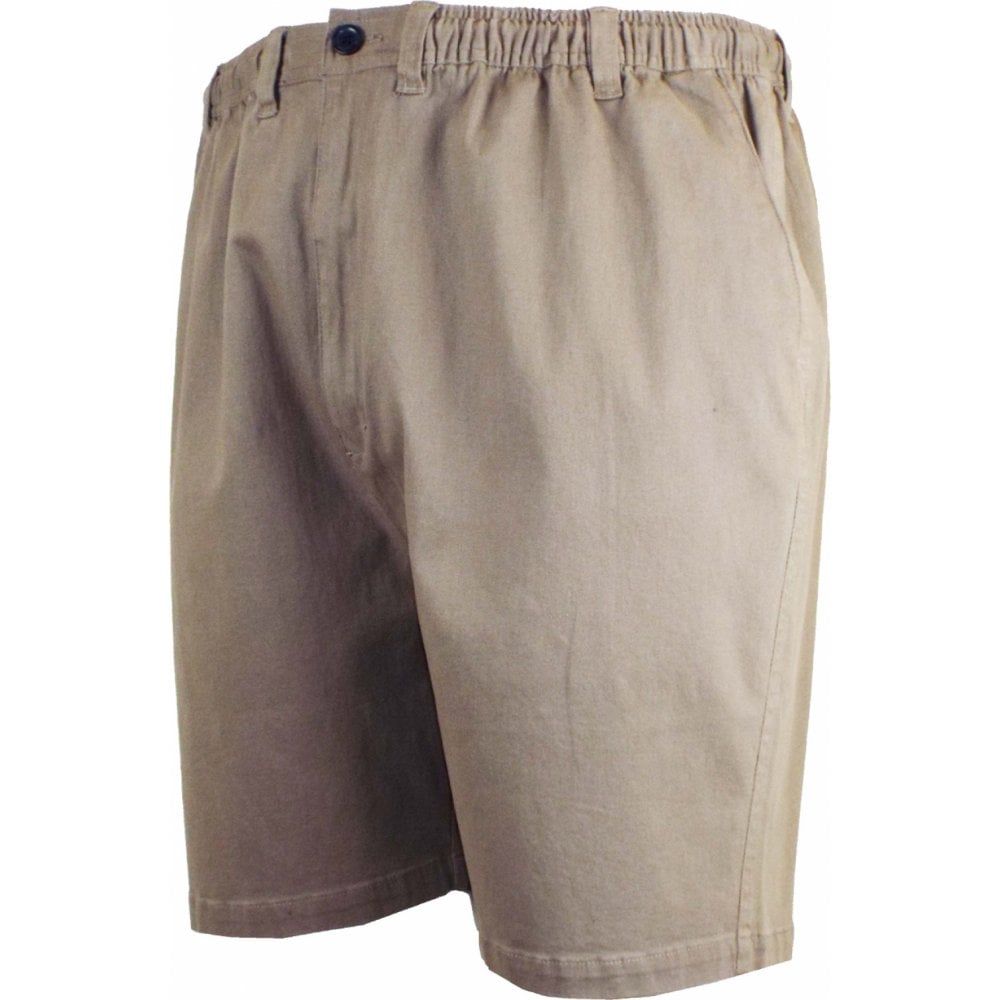Espionage Mens Big Size Stretch Cotton Rugby Short With Elastic And Draw String Waistband