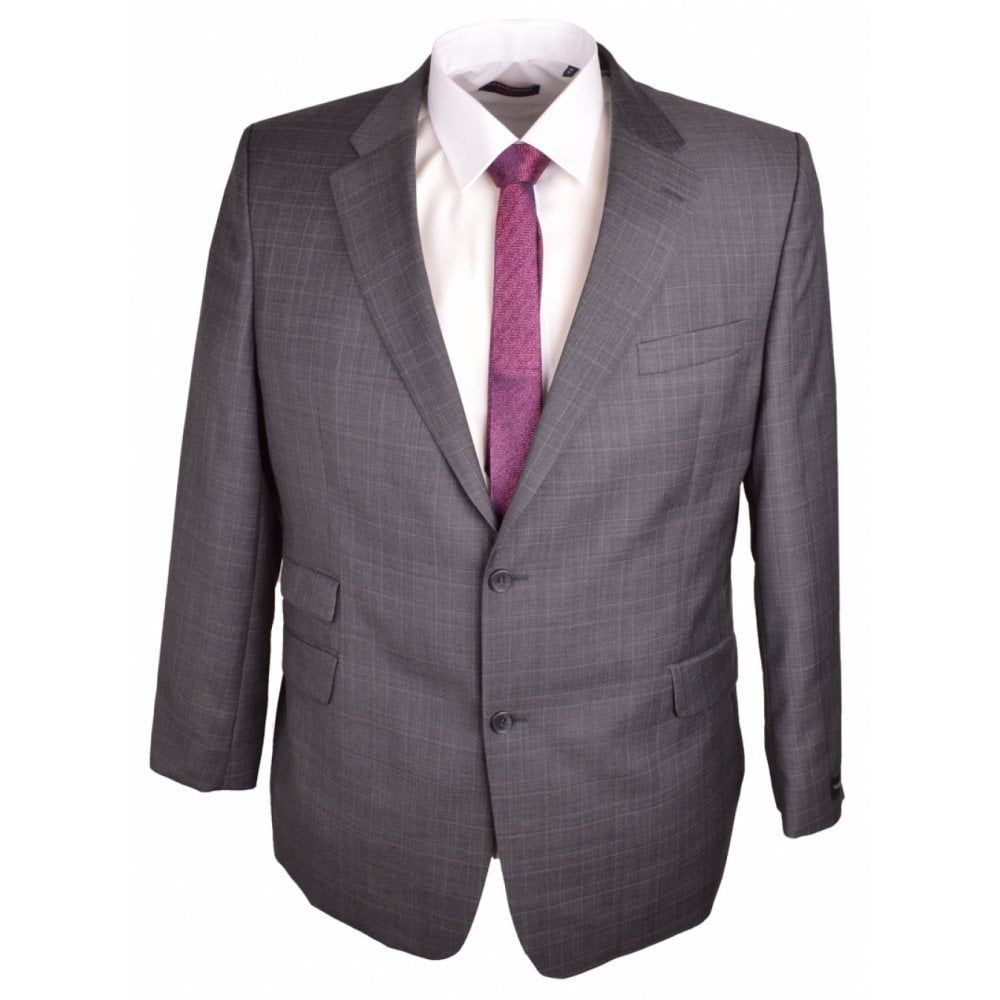 Big Size Hugo James Check Jacket