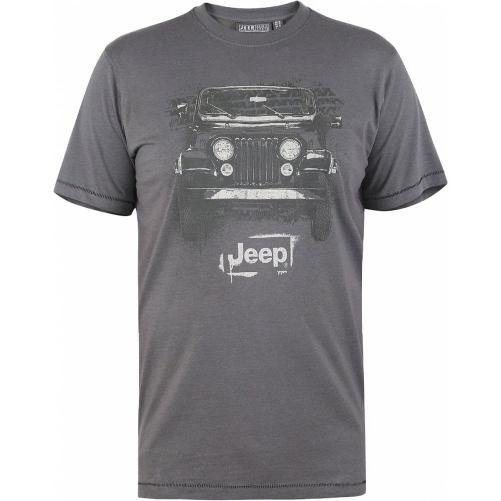 Mens Big Size Duke SOMERTON-D555 Official Jeep Printed T-Shirt