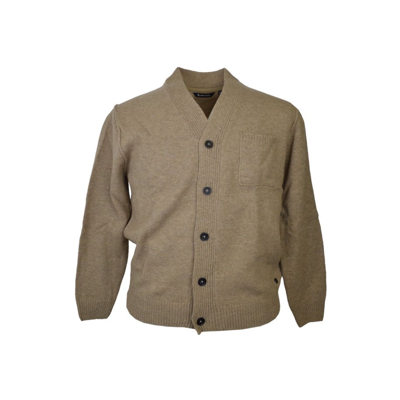 Kings Road Mens Big Size Five Button Wool Cardigan