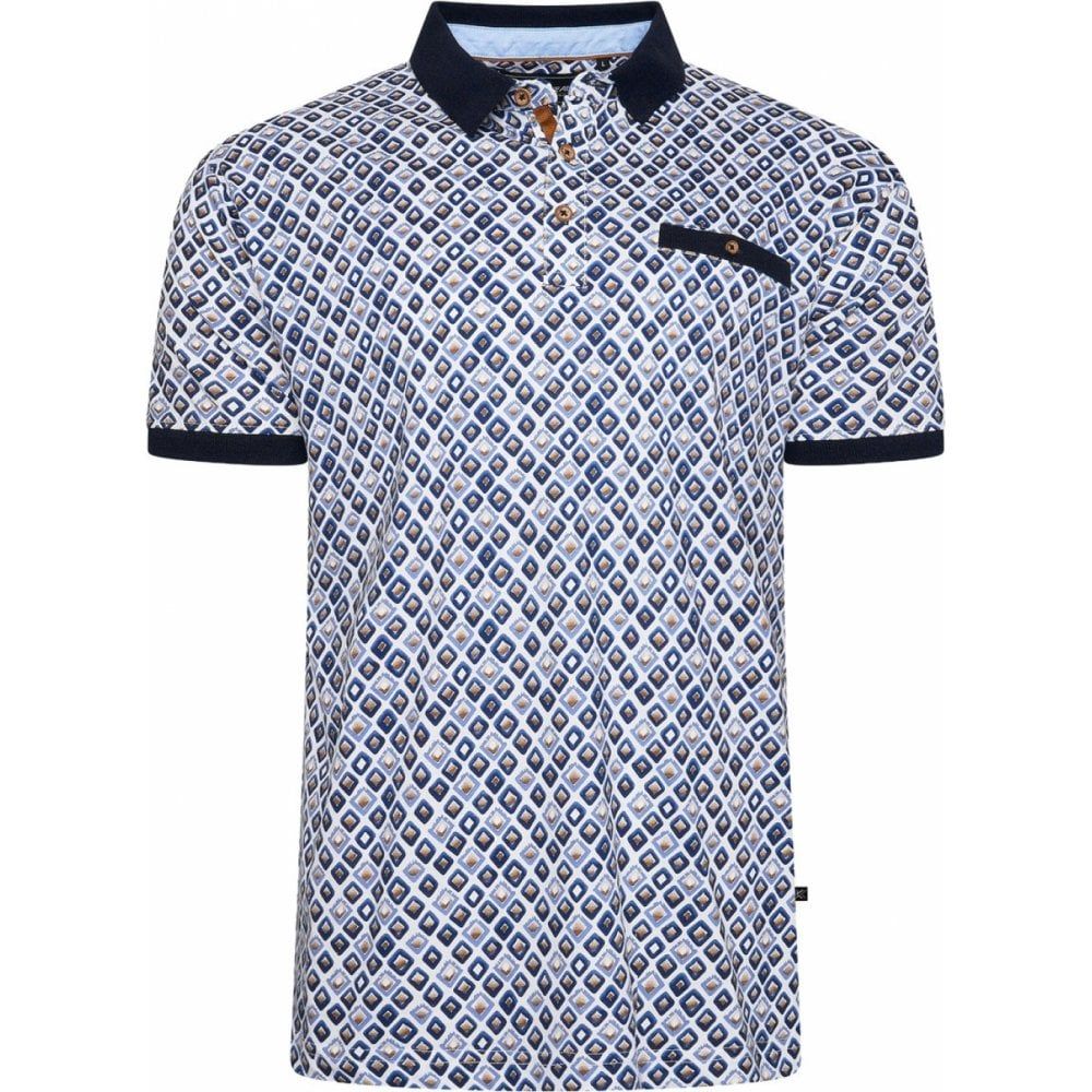 Kam Mens Big Size Diamond Jersey Polo