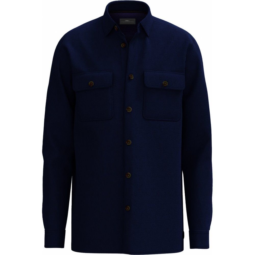 Fynch Hatton Mens Big Size Cord Overshirt
