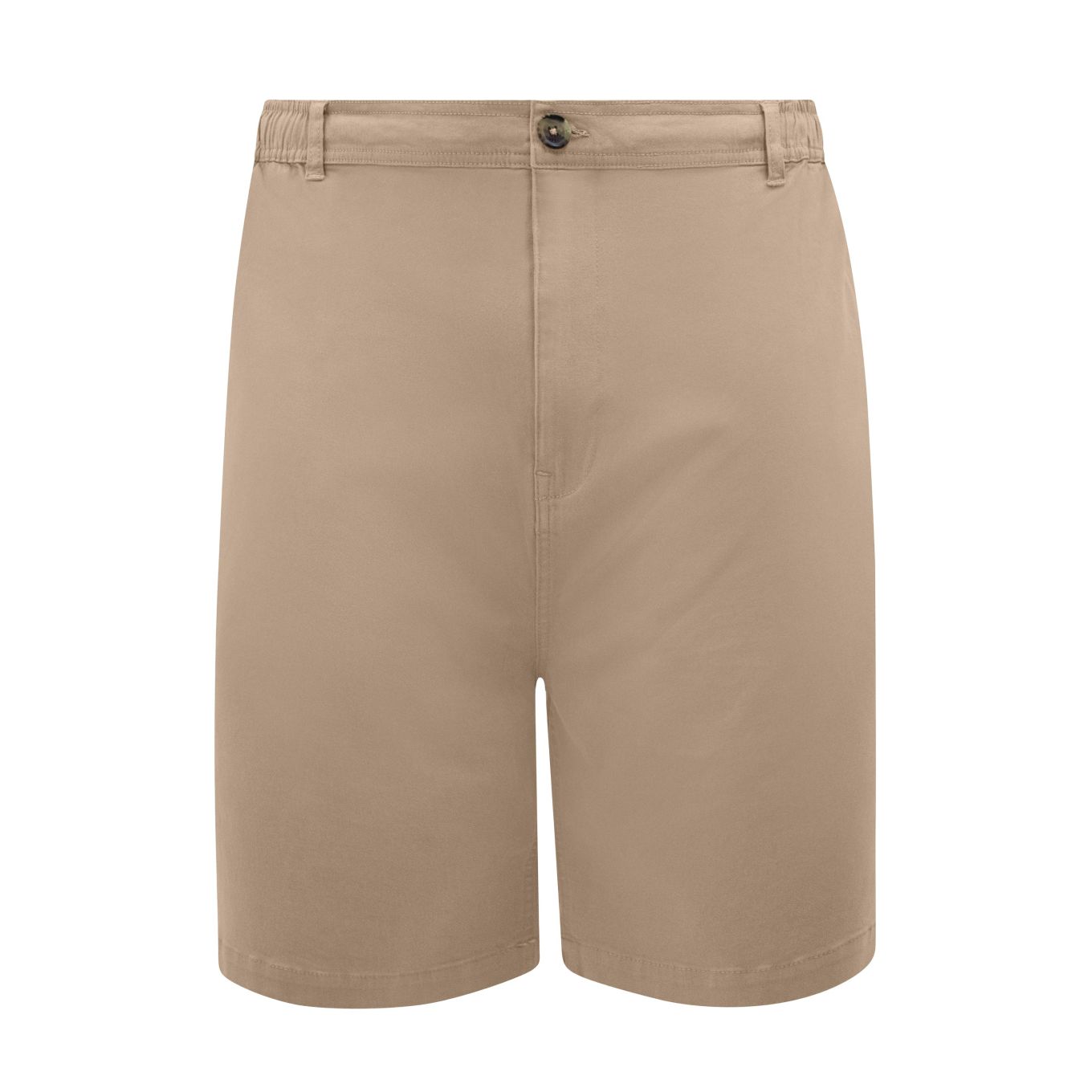 D555 Mens Big Size Full Elastic Waist Stretch Shorts With Drawcord