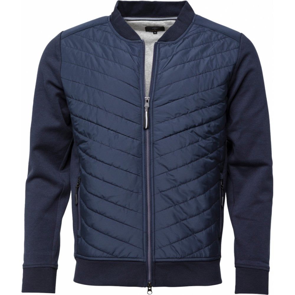 Fynch Hatton Mens Big Size Zip Casual Sweat Cardigan