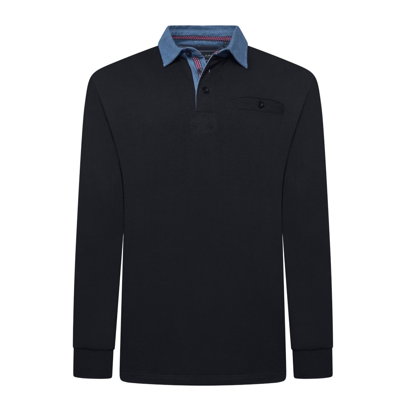Kam Mens Big Size Long Sleeve Rugby Top