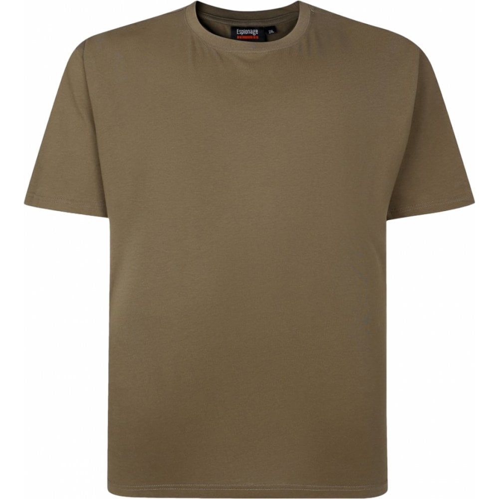 Espionage Mens Big Size Plain Cotton T Shirt