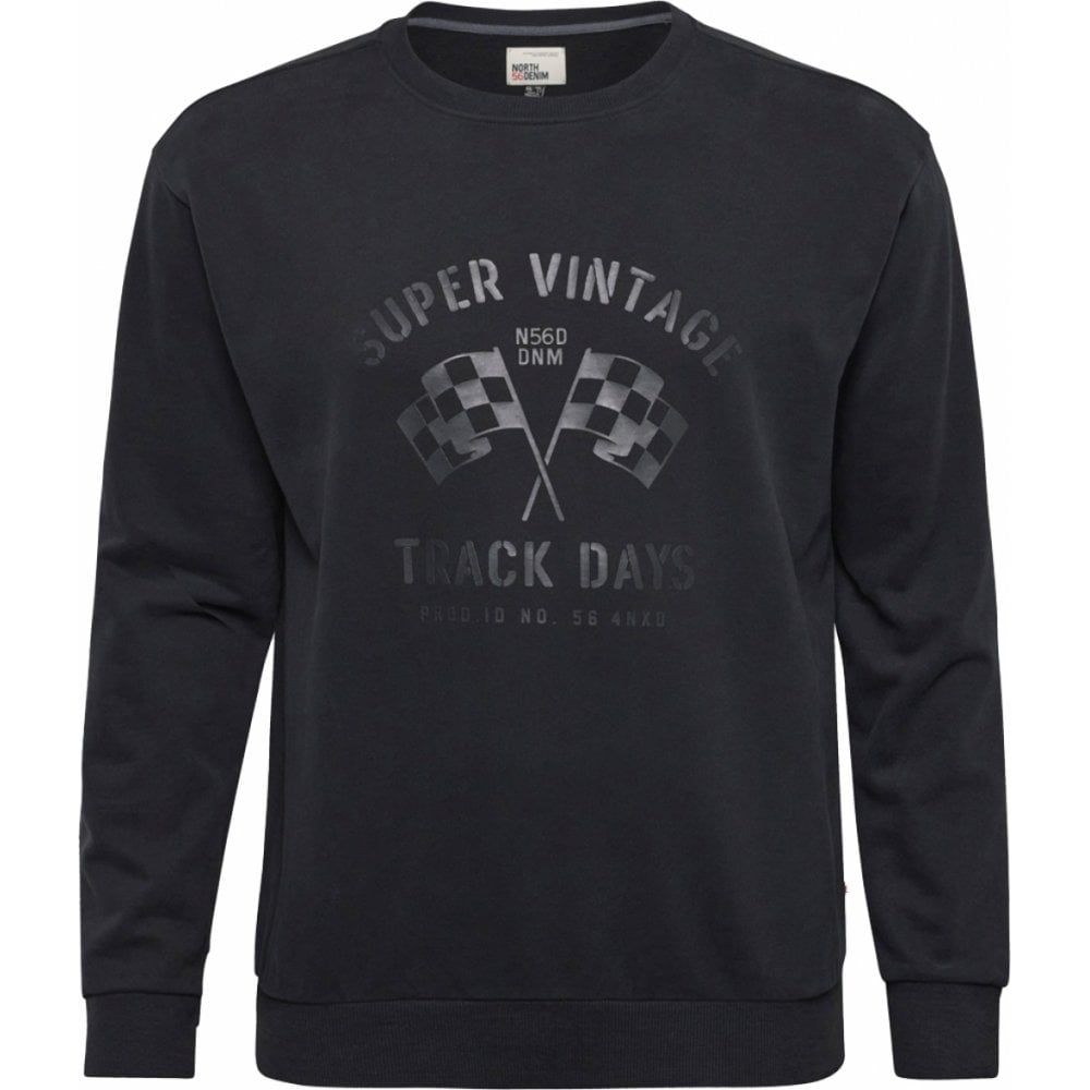 North 56°4 Mens Big Size crew neck sweatshirt