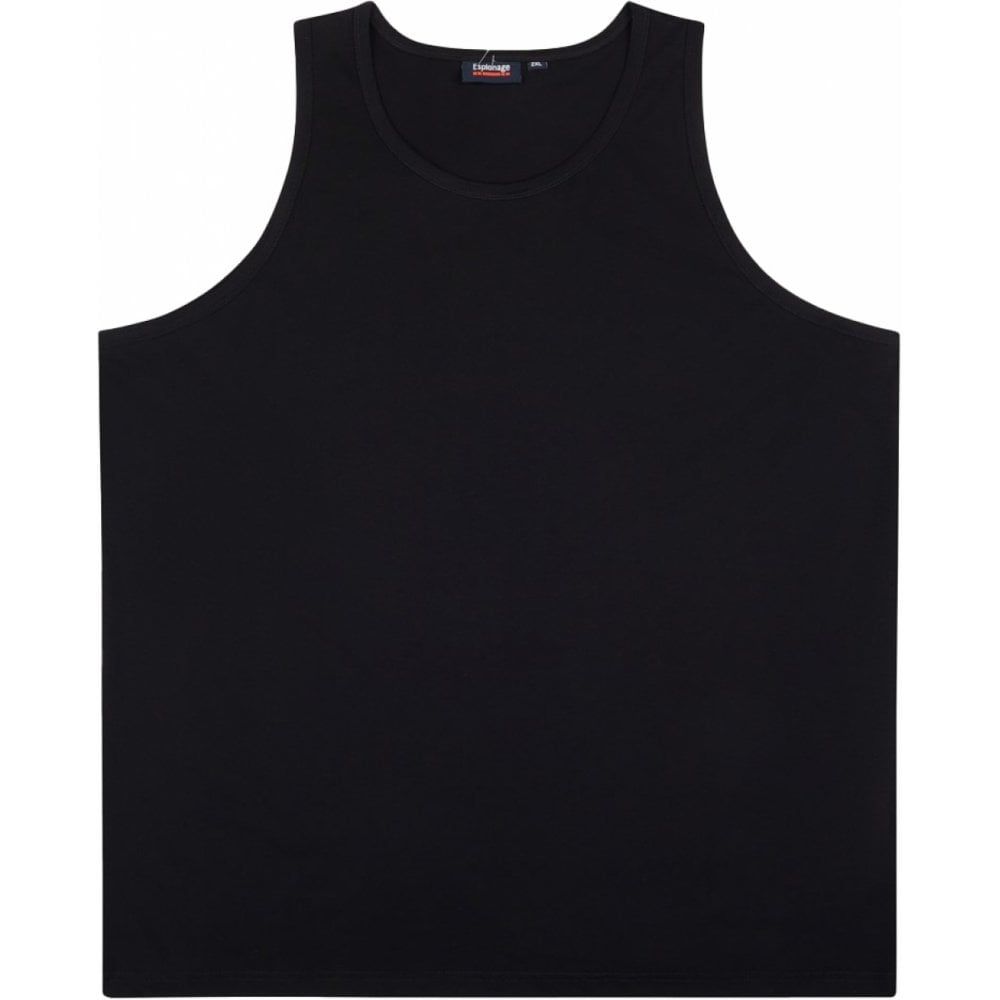 Espionage Mens Big Size Cotton Plain Vests