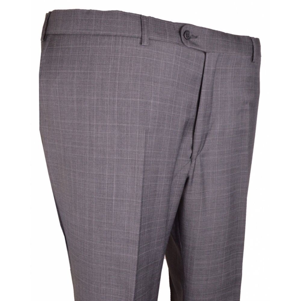Big Size Hugo James Formal Check Trouser